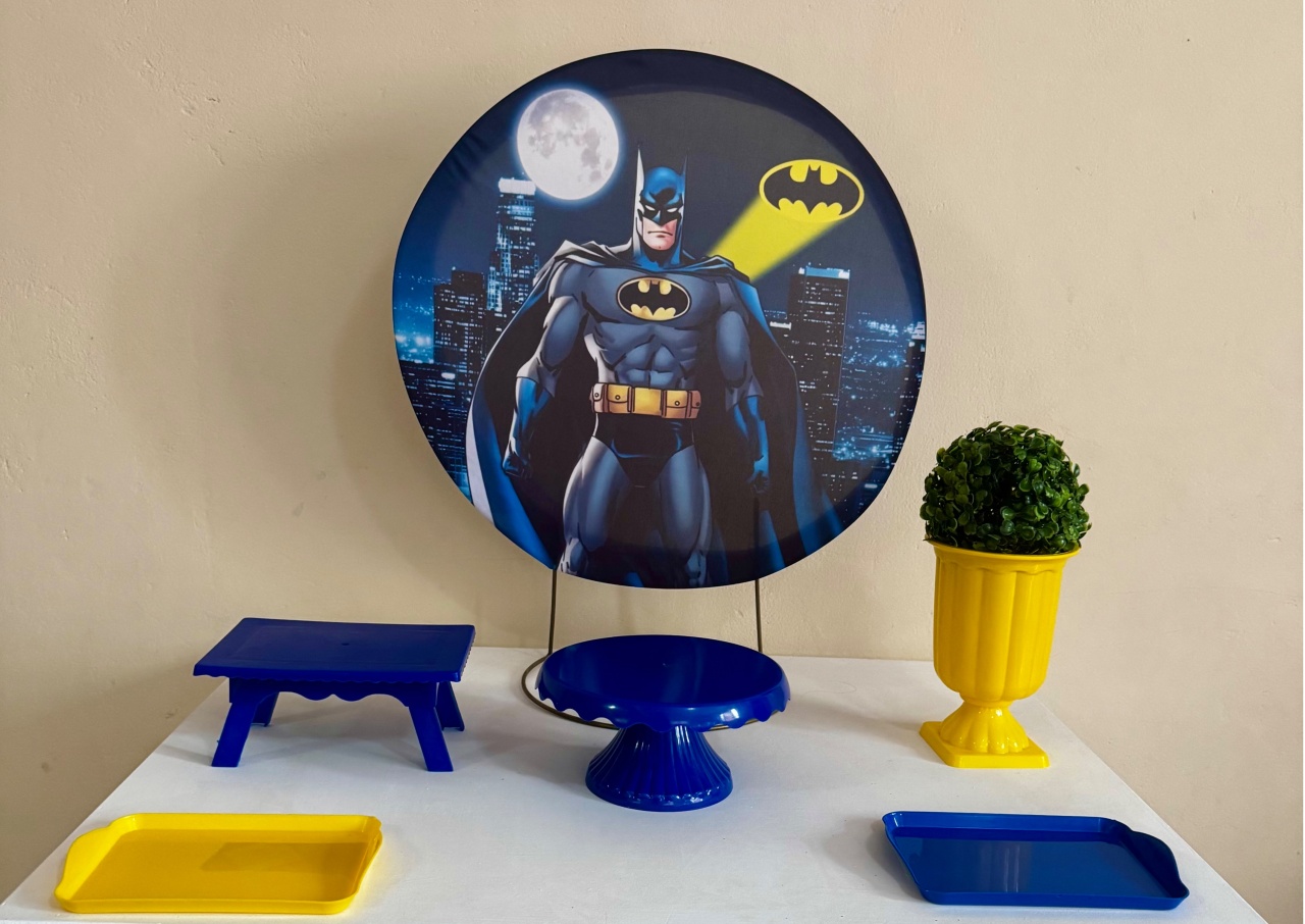Kit de Mesa Batman - Mila Saldanha Locações
