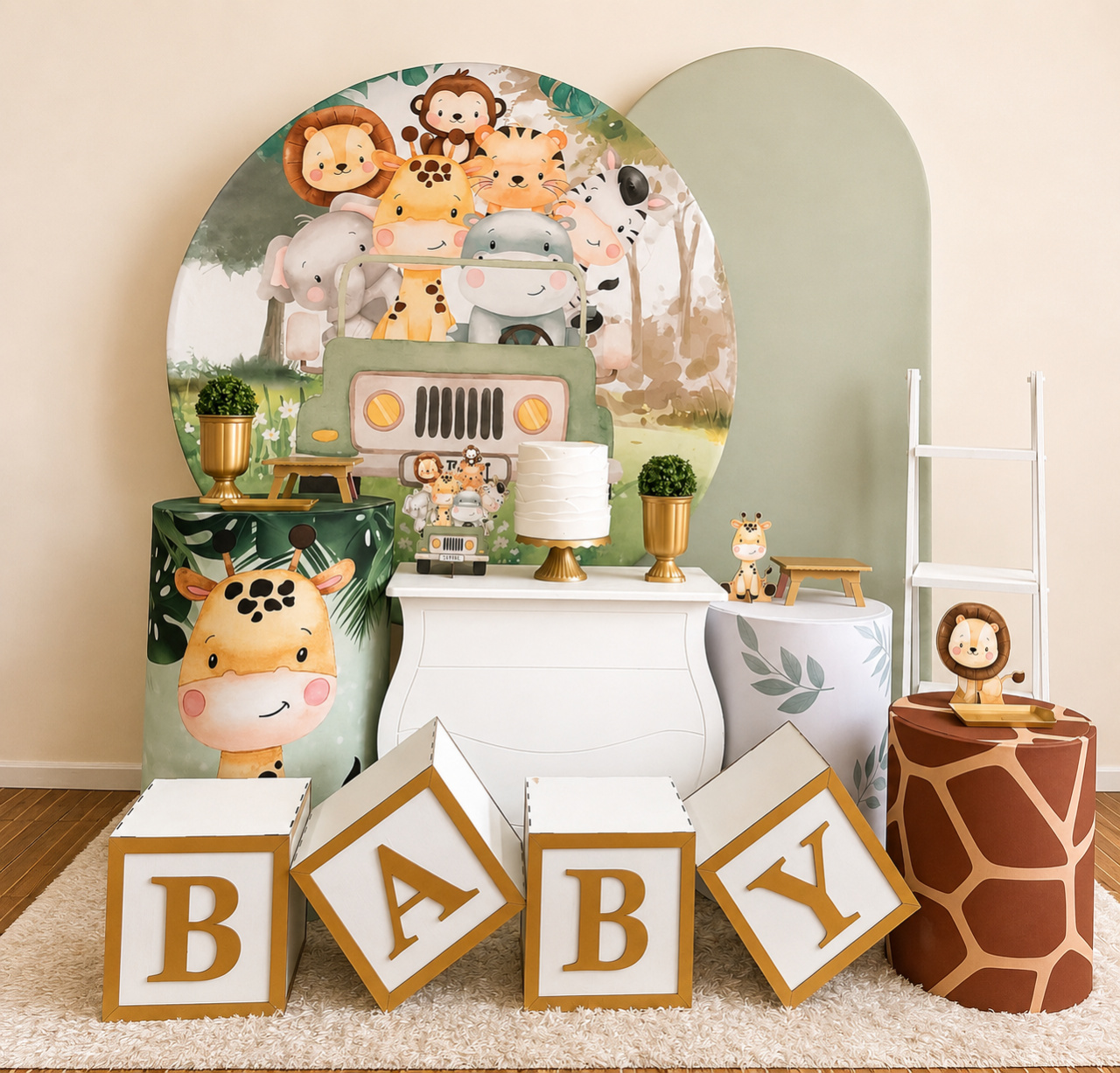 Kit Premium Plus Safari Oh Baby - Mila Saldanha Locações