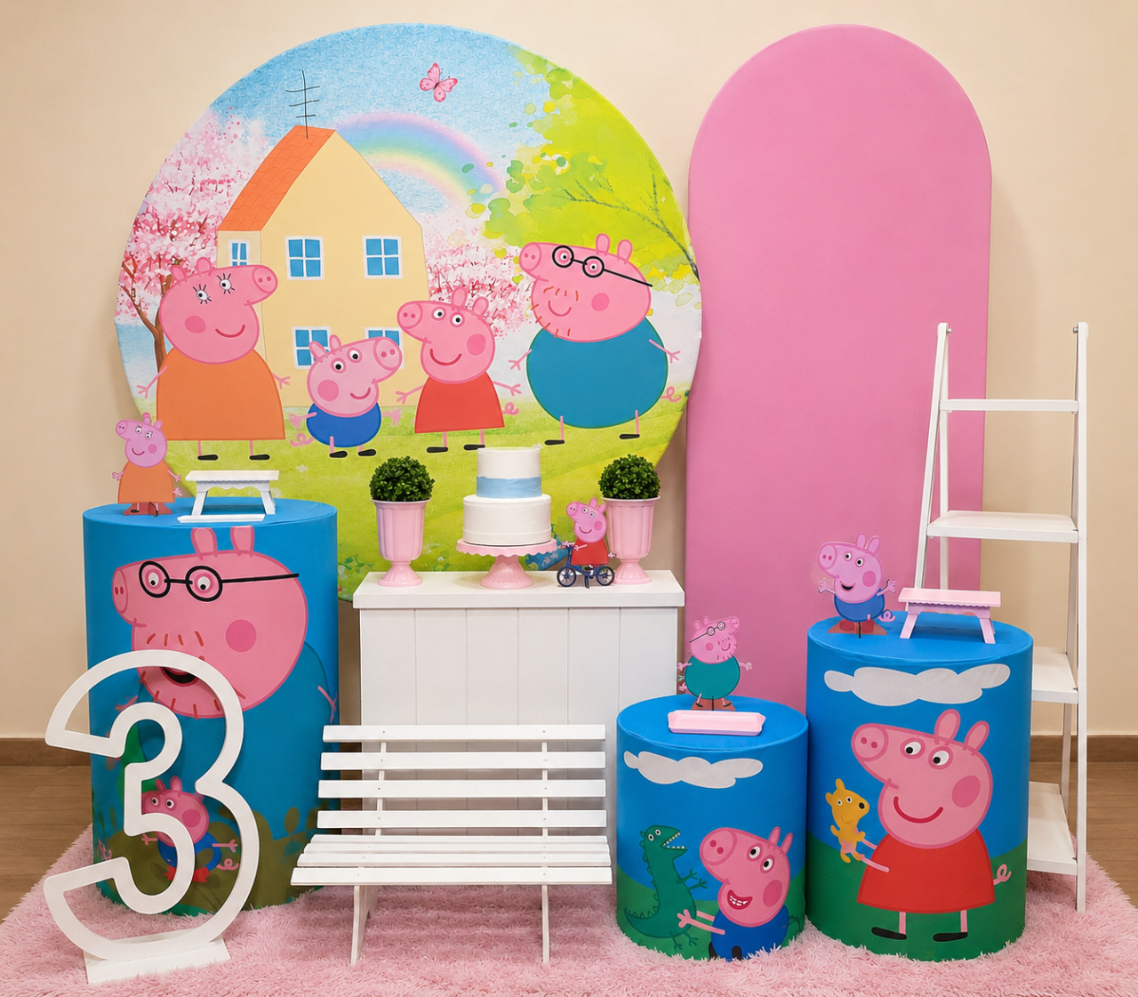 Kit Premium Plus Peppa Pig Menina - Mila Saldanha Locações