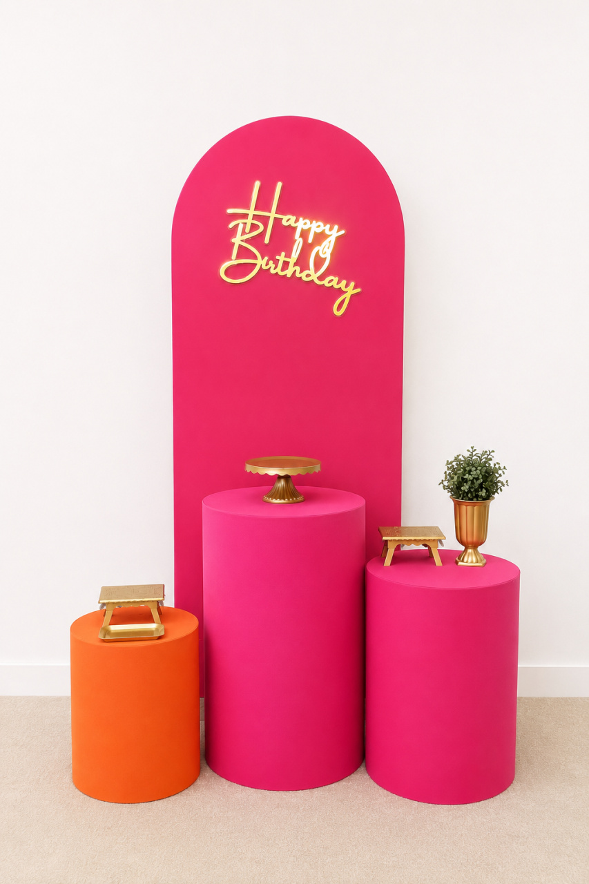 Kit Básico Pink E Laranja - Mila Saldanha Locações