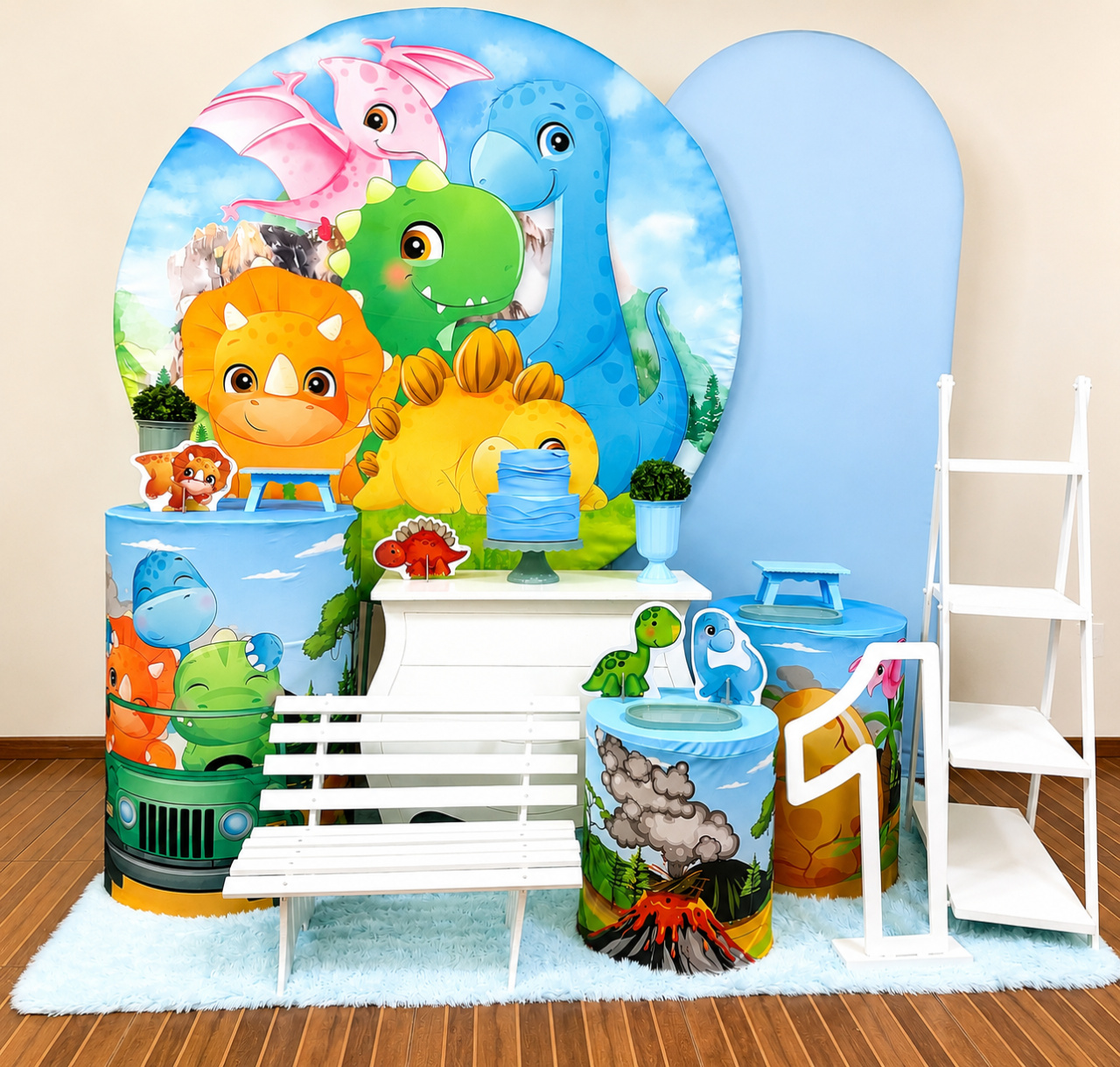 Kit Premium Plus Dino Baby - Mila Saldanha Locações