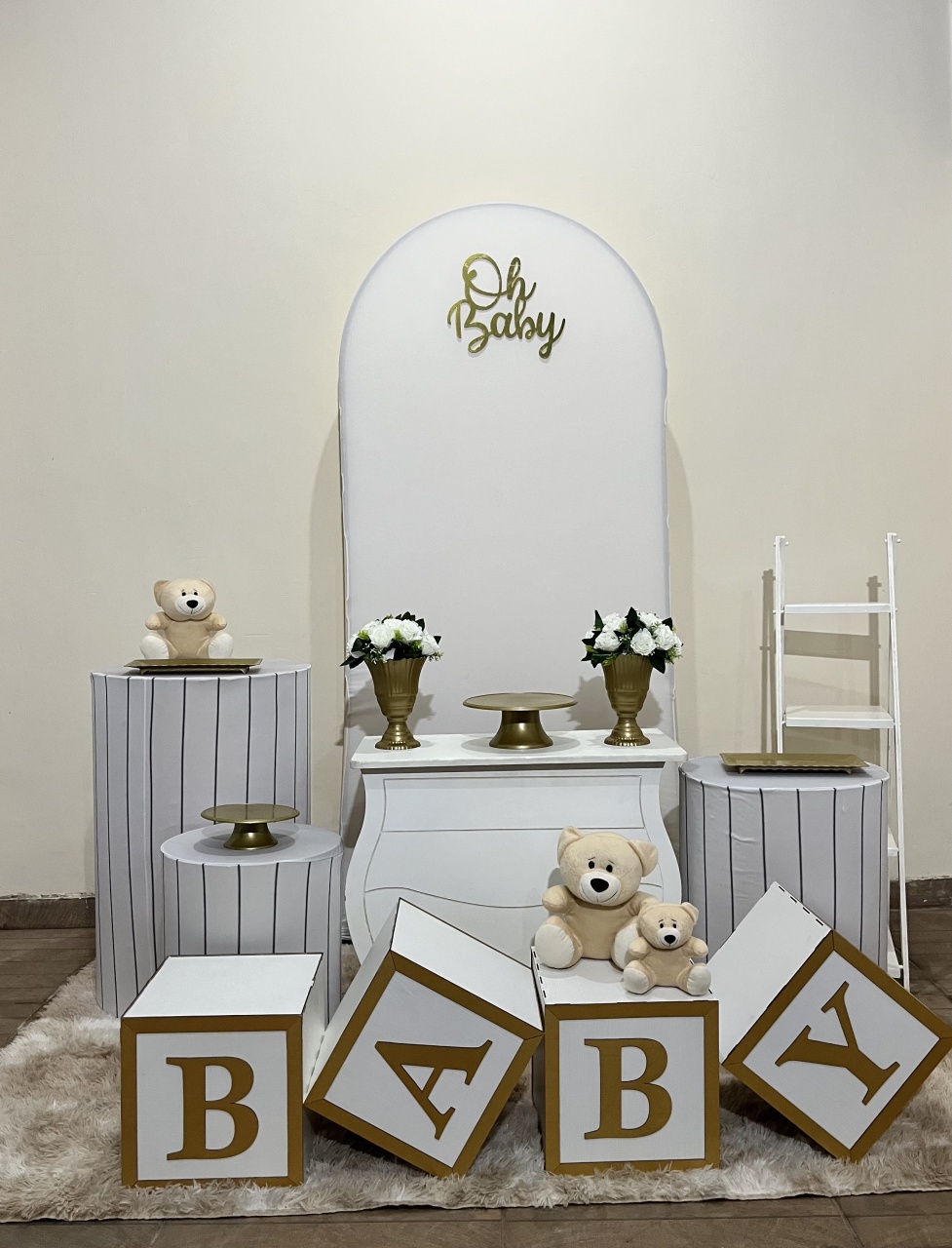 Kit Premium Plus Oh Baby Branco - Mila Saldanha Locações