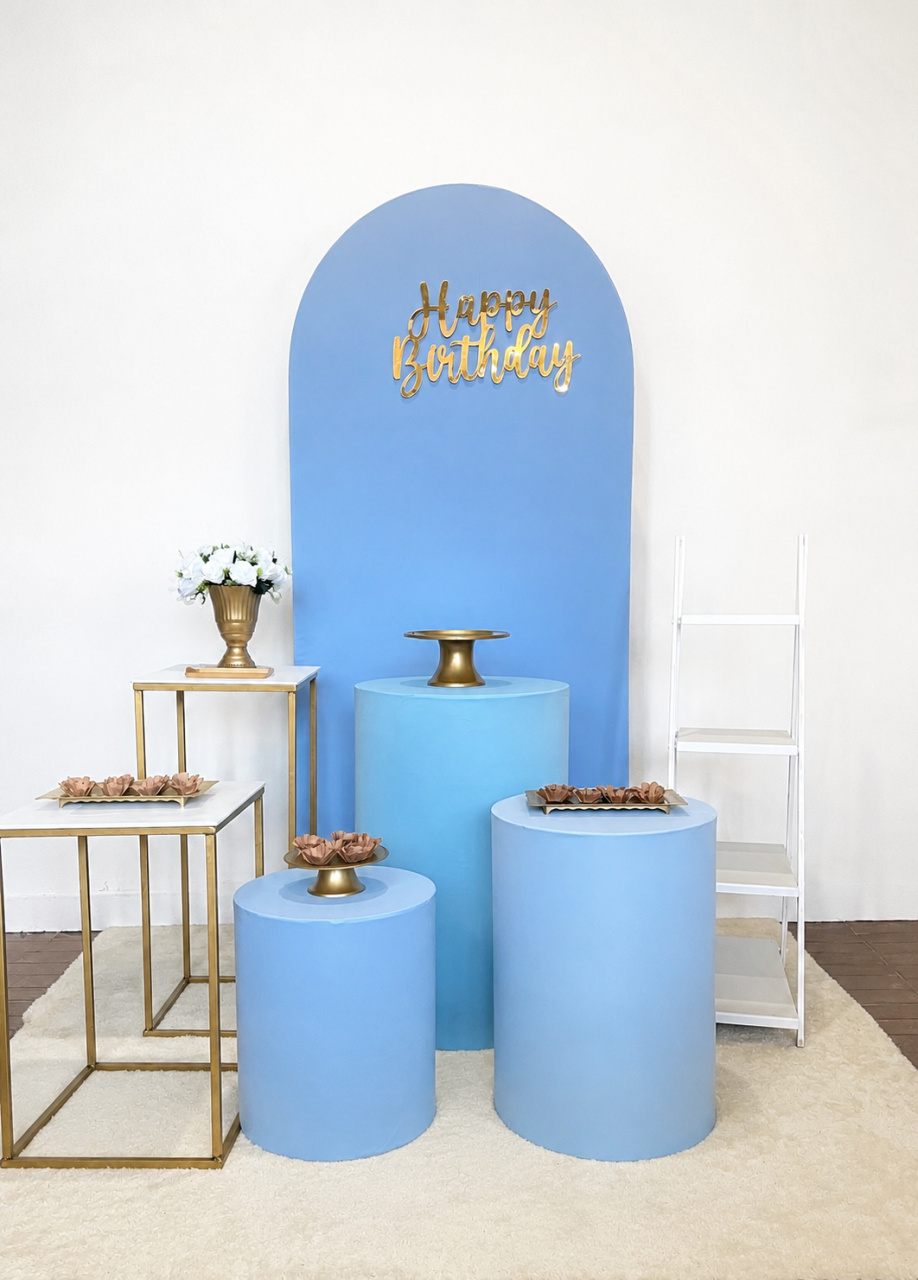 Kit Básico Plus Azul Claro 15 Anos - Mila Saldanha Locações