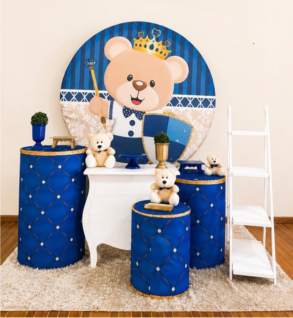 Kit Premium Ursinho Azul - Mila Saldanha Locações