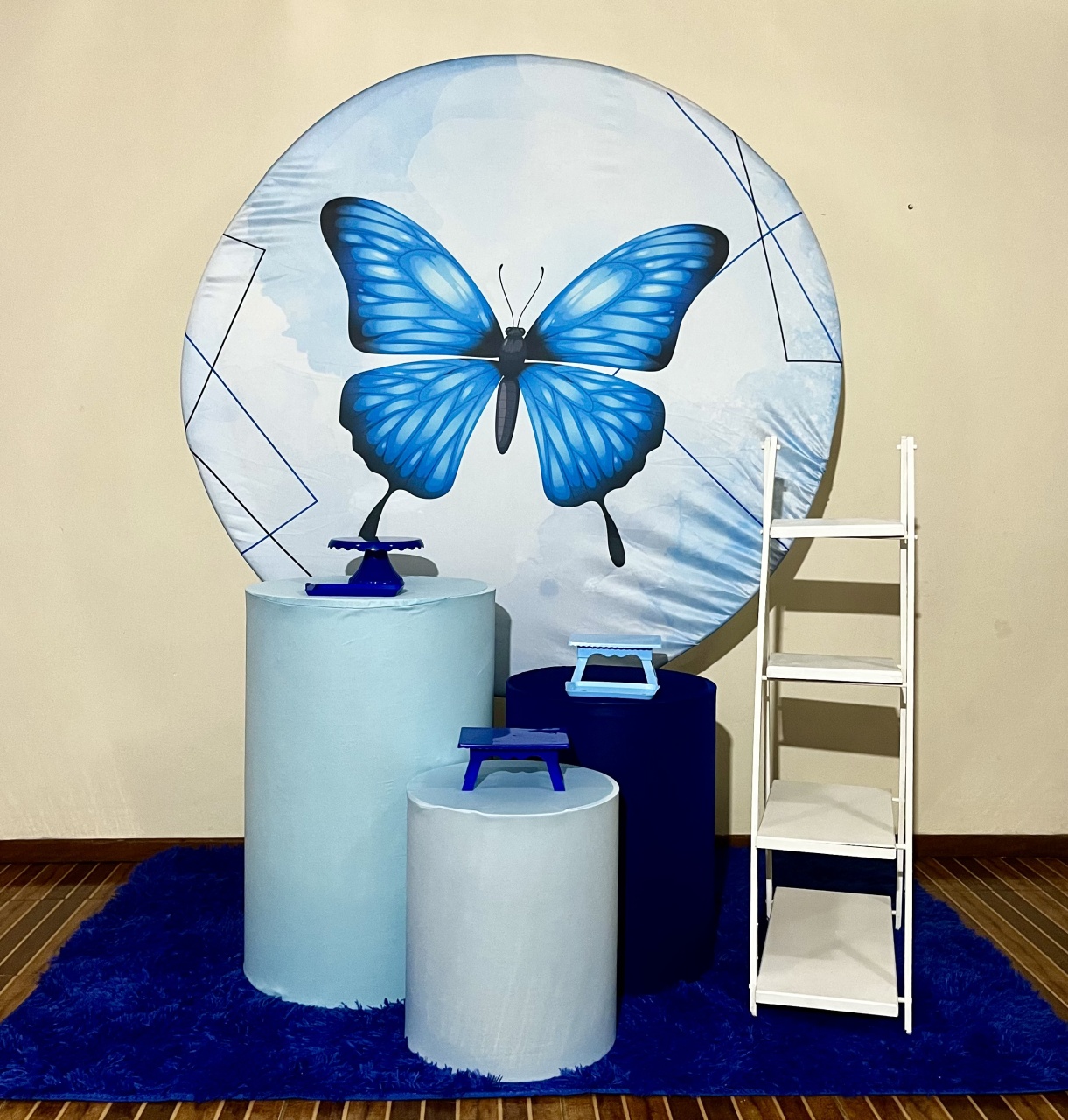 Kit Básico Plus Borboleta Azul - Mila Saldanha Locações