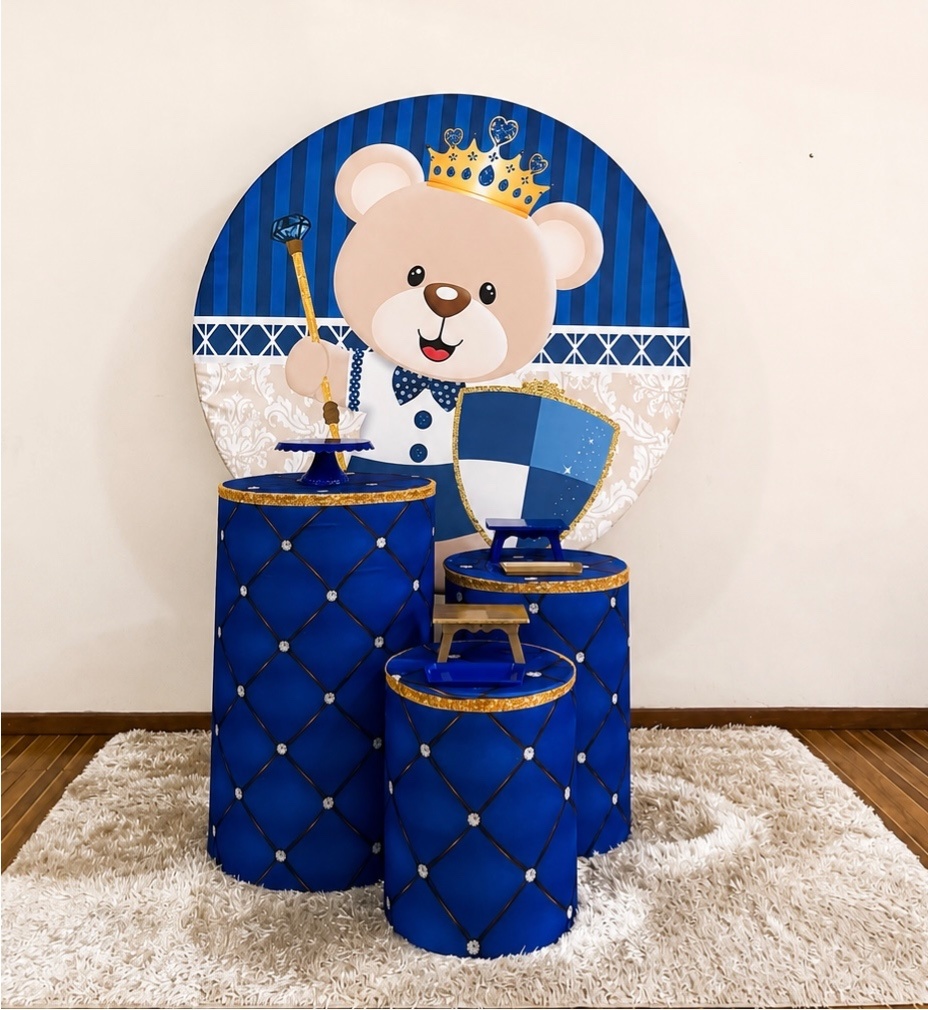 Kit Básico Ursinho Azul - Mila Saldanha Locações