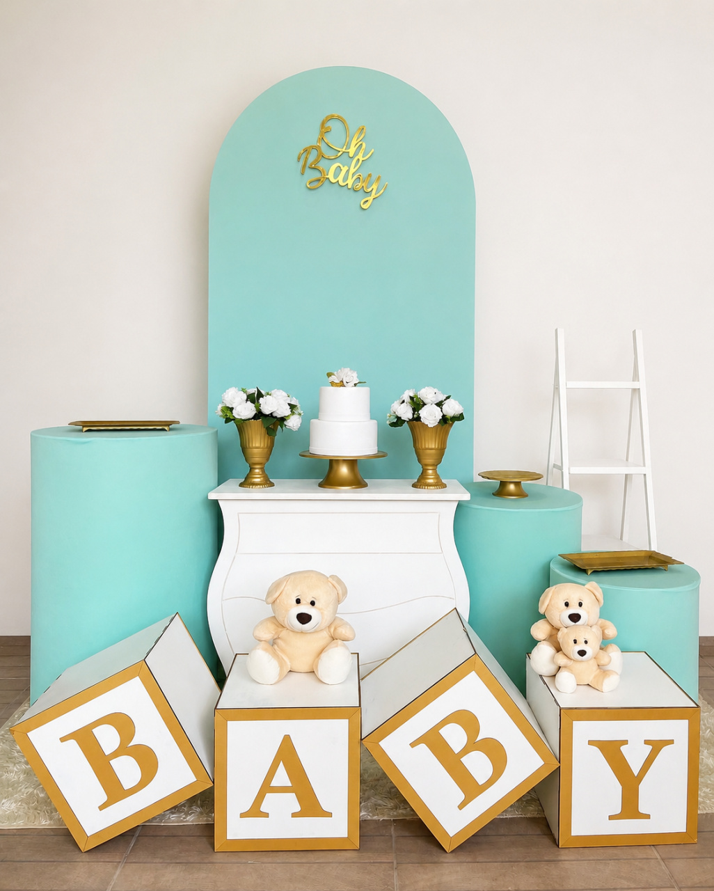 Kit Premium Plus Oh Baby Verde Água - Mila Saldanha Locações