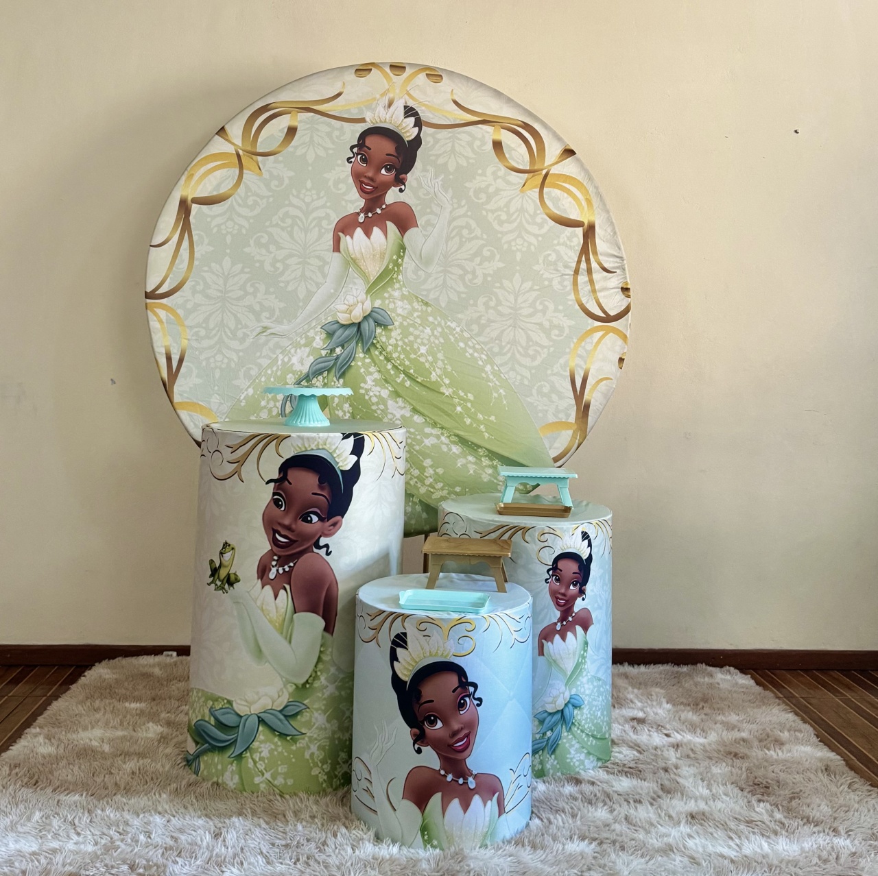 Kit Princesa Tiana Básico - Mila Saldanha Locações