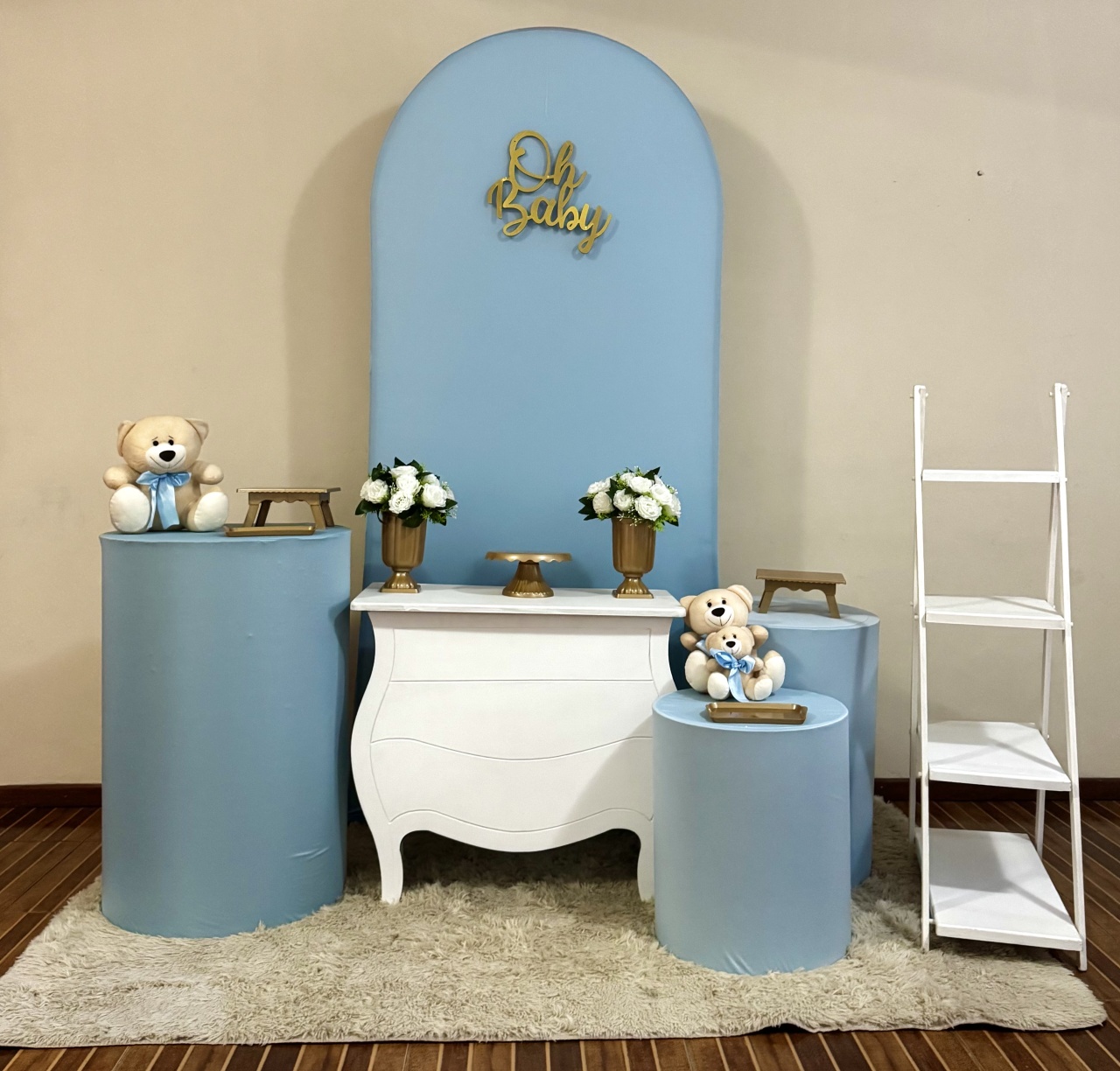 Kit Premium Oh Baby Azul - Mila Saldanha Locações