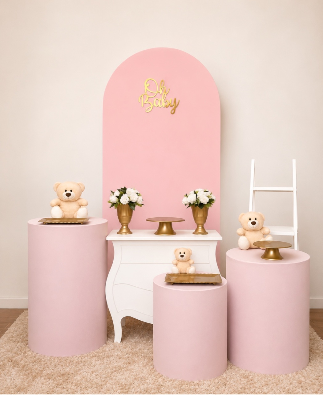 Kit Premium Oh Baby Rosa - Mila Saldanha Locações