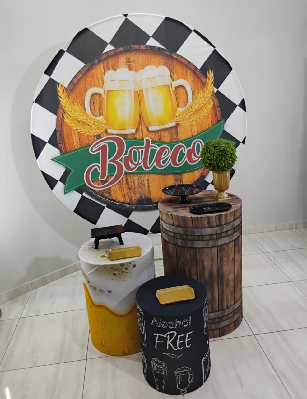 Mesa de  Boteco I - kelly Cris pegue e monte 