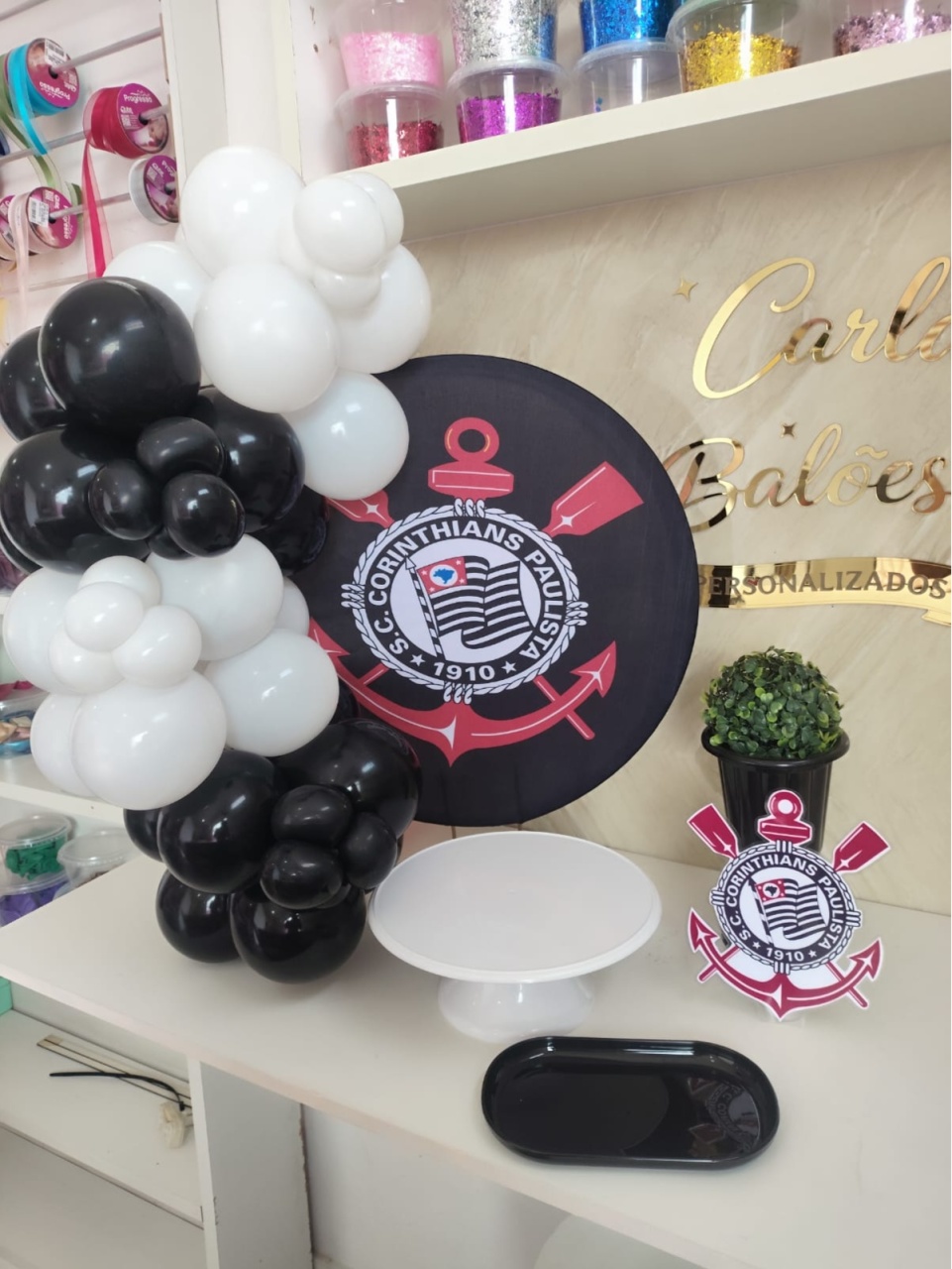 Kit de Mesa Corinthians - Carla Decor