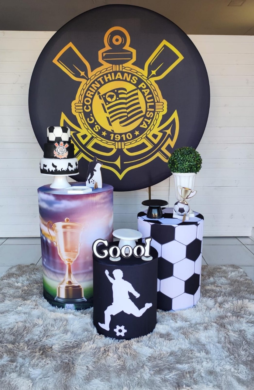 Kit Essencial Corinthians Dourado - Carla Decor