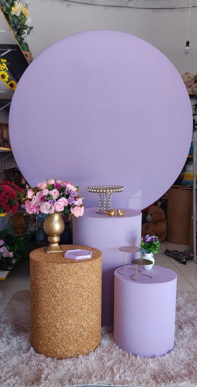  Lilás E Dourado  - Carla Decor