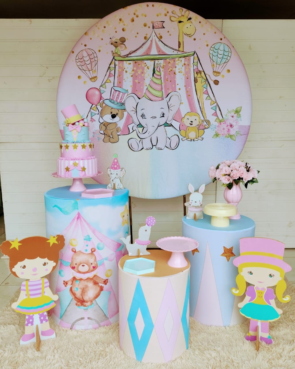 Kit Essencial Circo Menina - Carla Decor