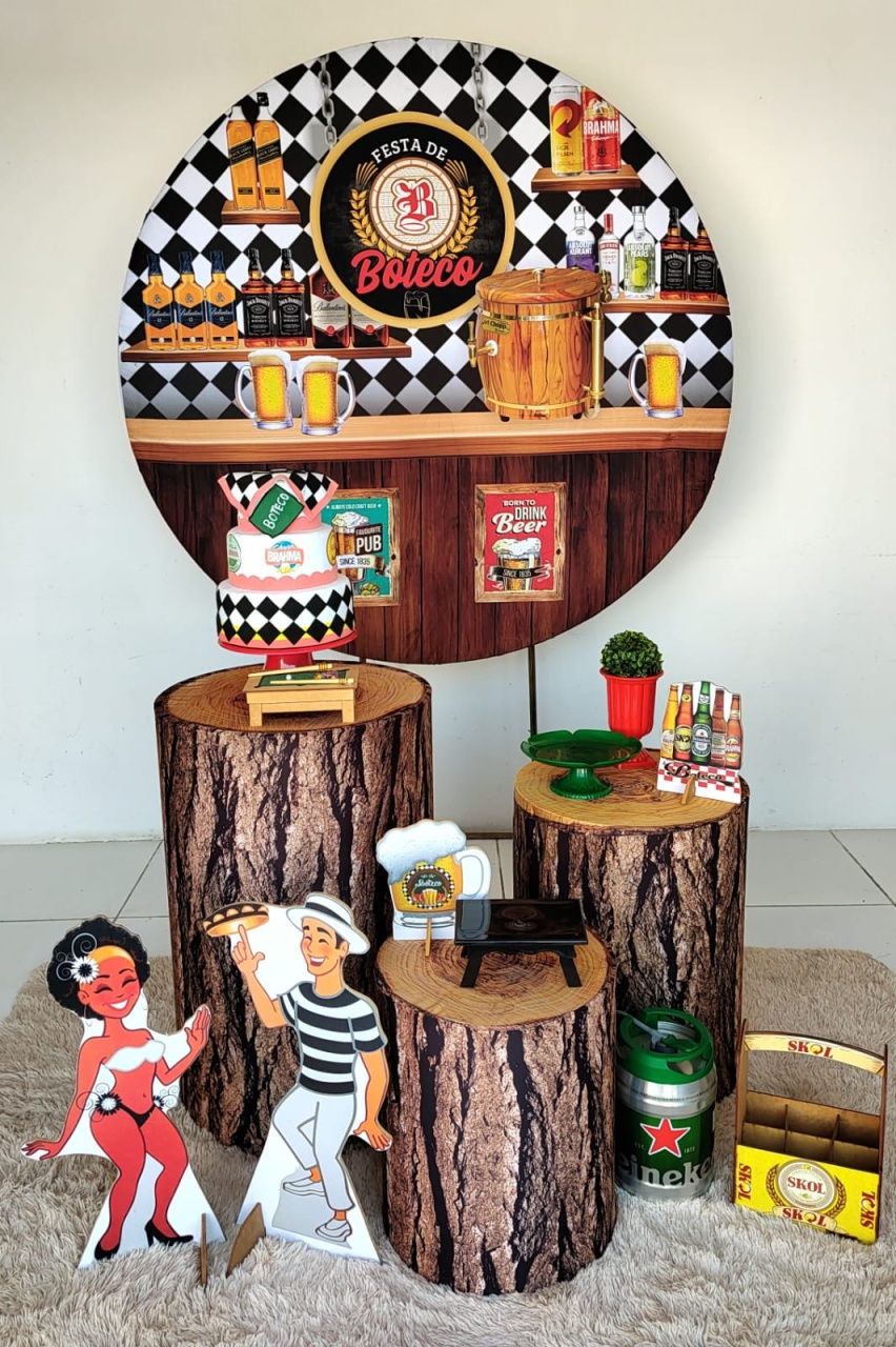 Kit Essencial Boteco Rustico - Carla Decor