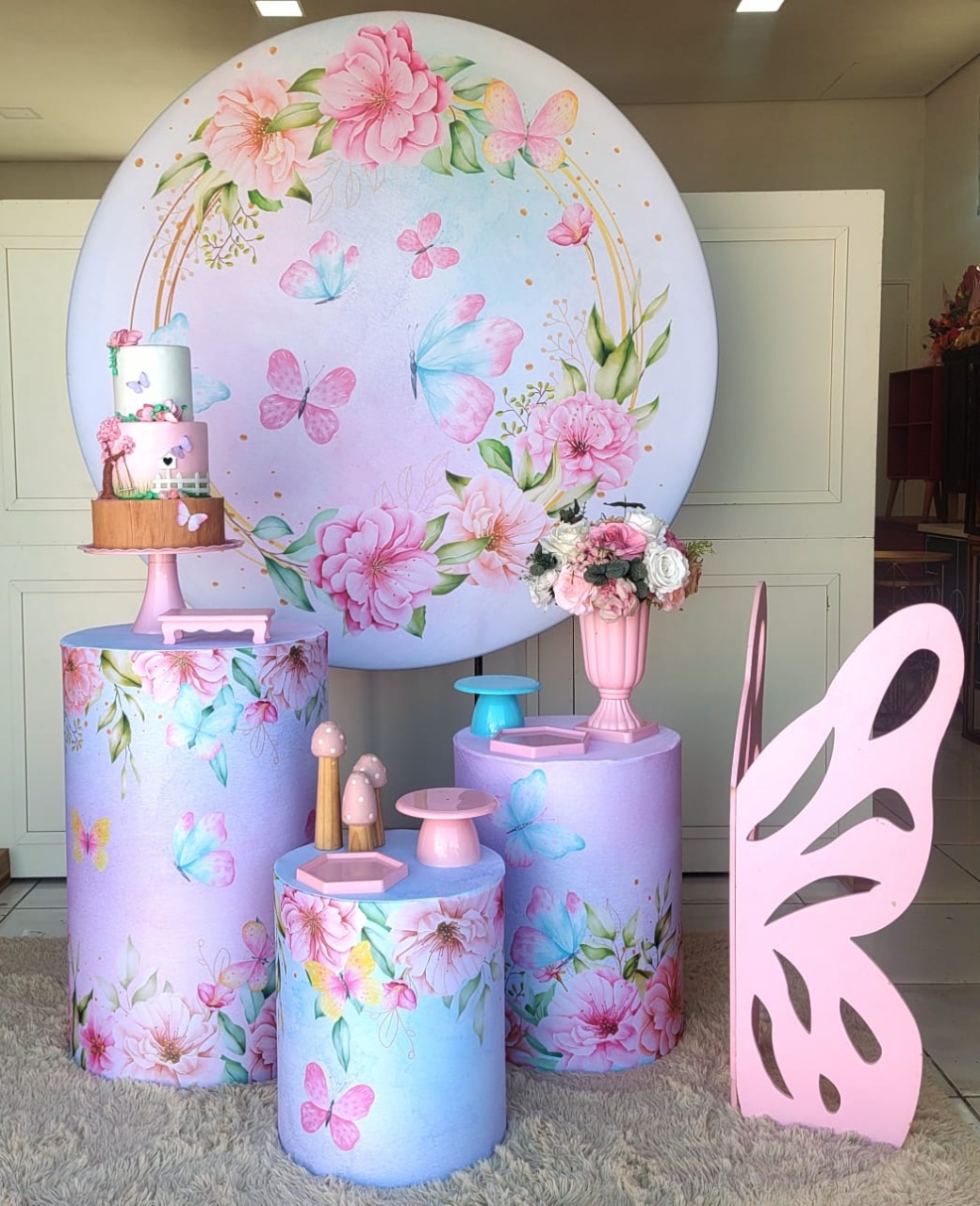 Kit Essencial Jardim Com Borboleta - Carla Decor