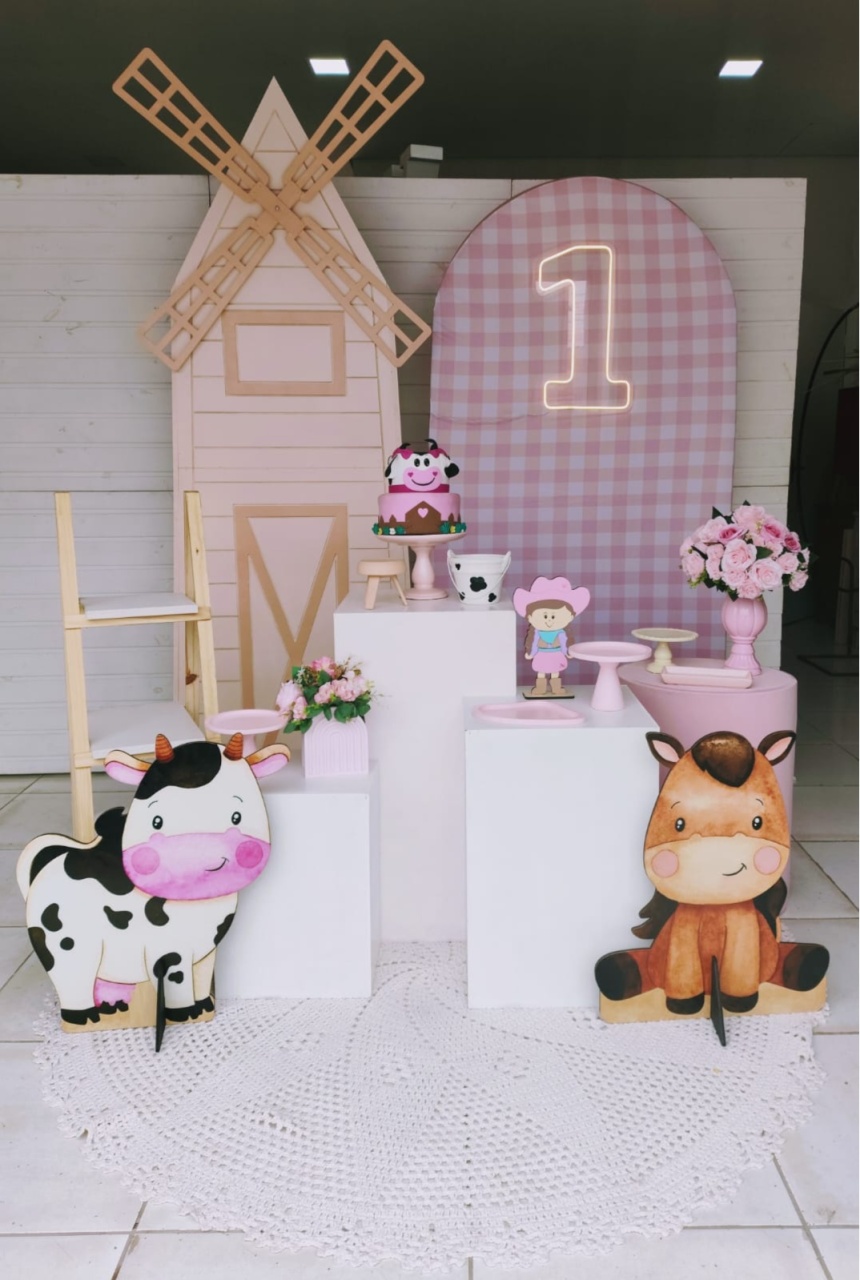 Kit Fazendinha Com Moinho - Carla Decor