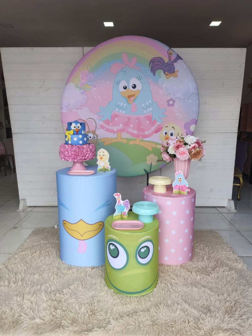Kit Essencial Galinha Pintadinha Rosa - Carla Decor