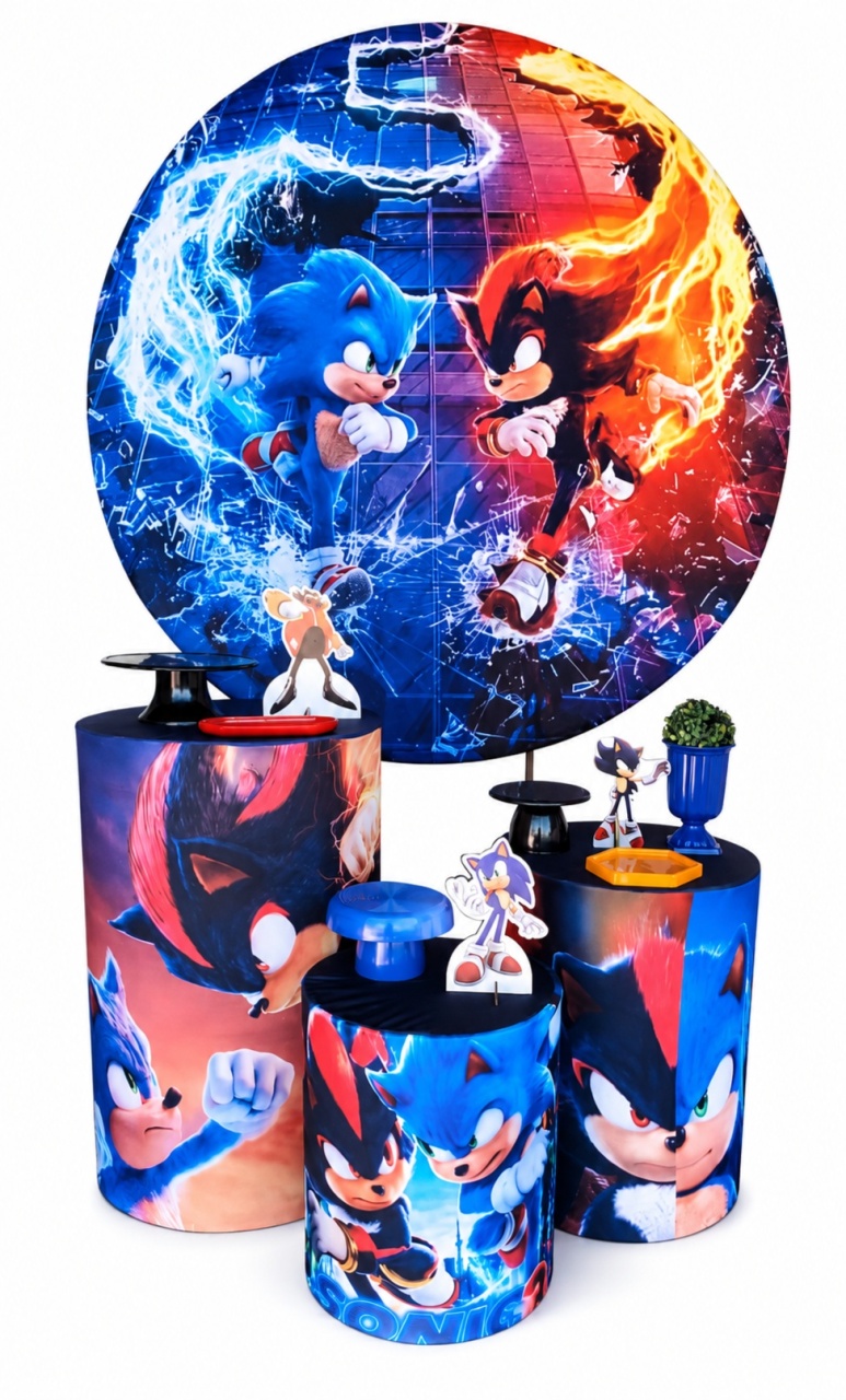 Kit Essencial Sonic E Shadow - Carla Decor