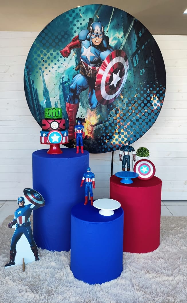 Kit Essencial Capitão America  - Carla Decor