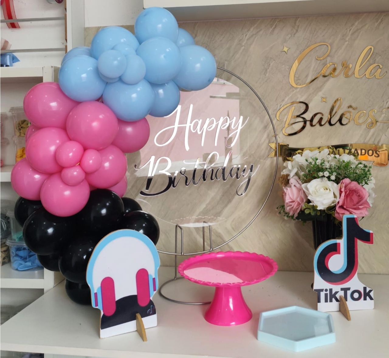 Kit de Mesa Tik Tok - Carla Decor