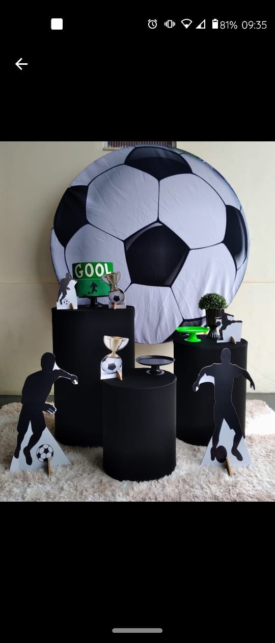 Kit Essencial Futebol Preto - Carla Decor