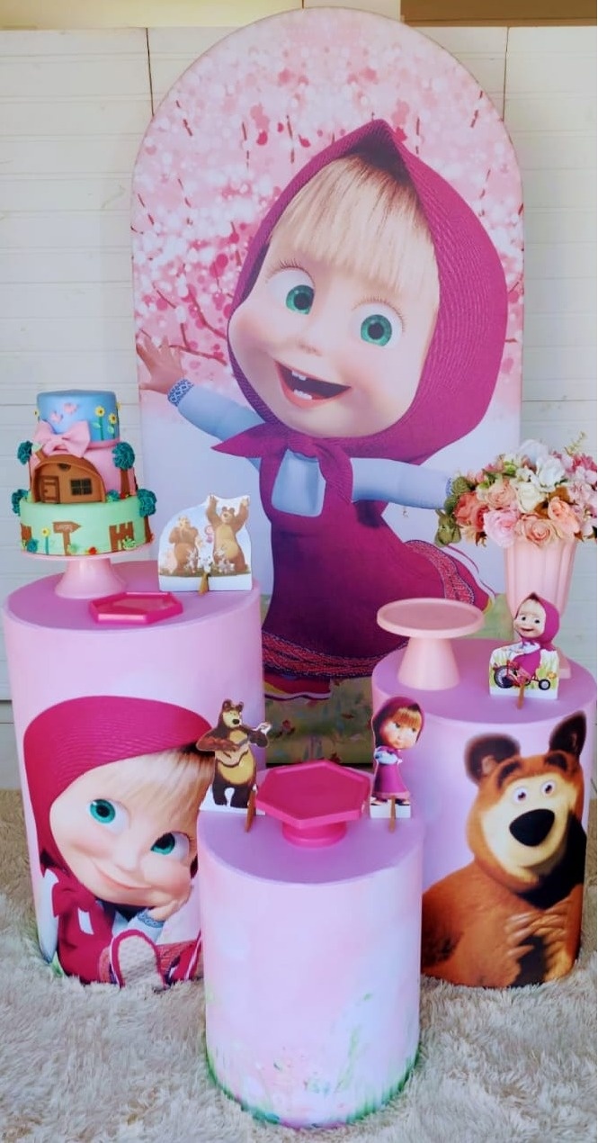 Kit Masha E O Urso - Carla Decor