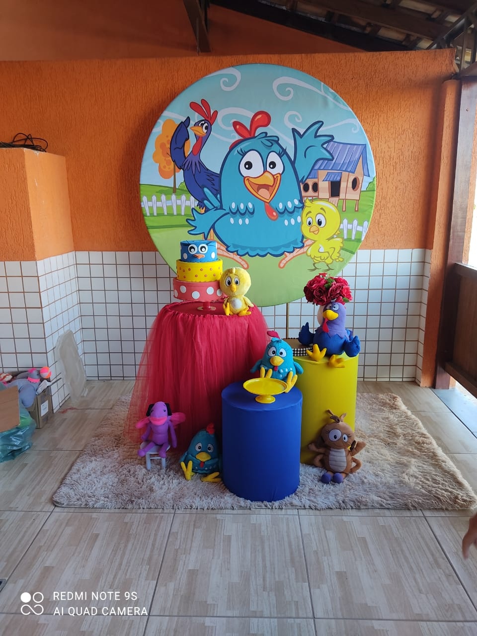 Kit Essencial Galinha Pintadinha Tulê - Carla Decor