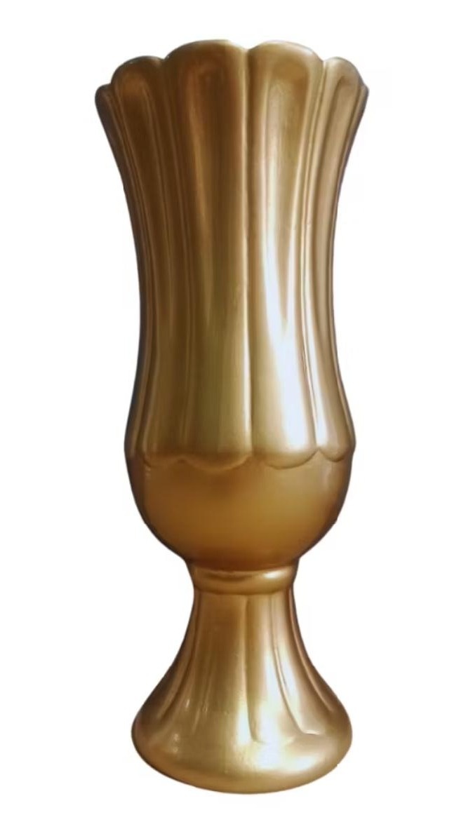 Vaso Dourado 36Cm - Carla Decor
