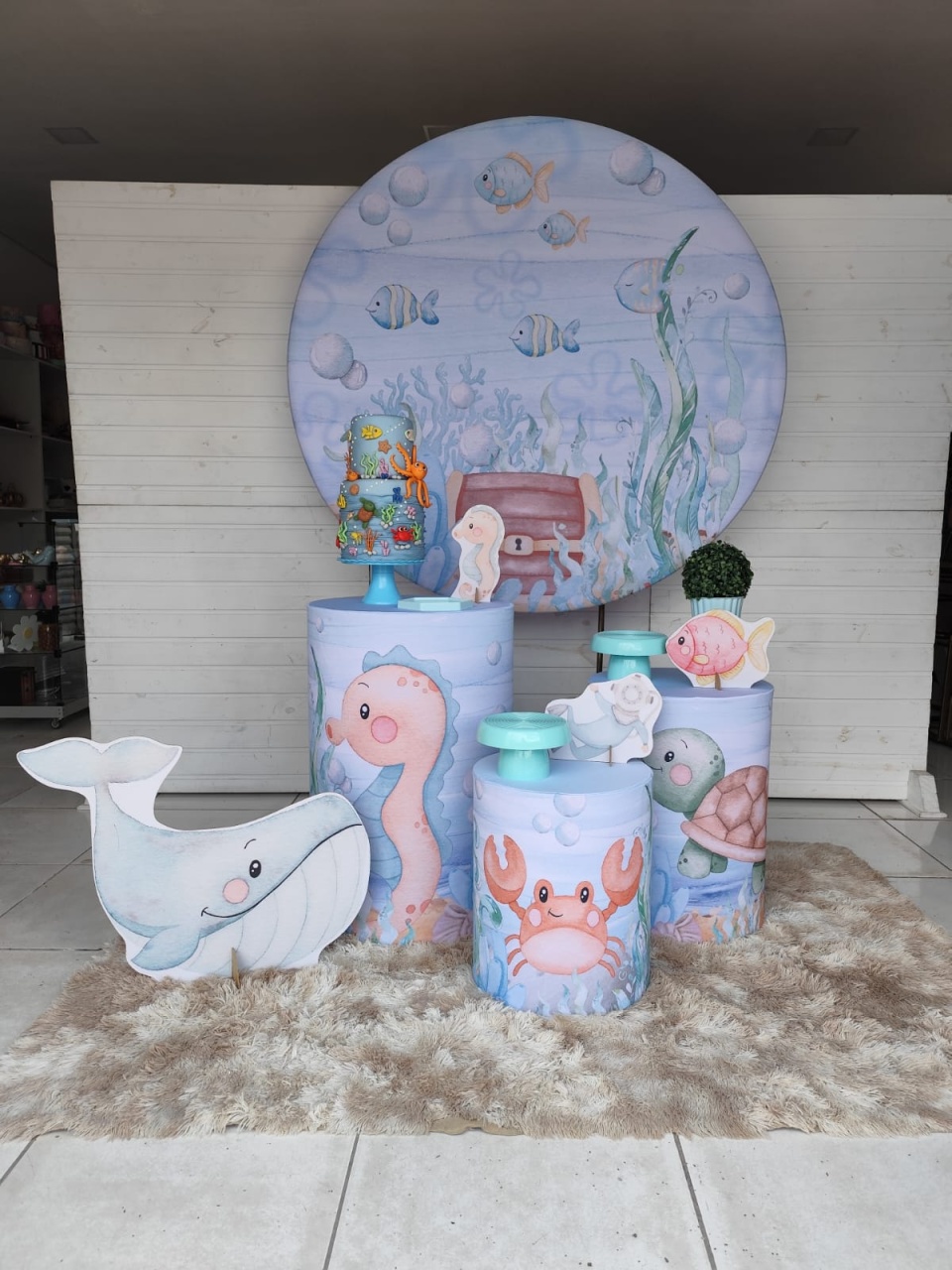 Kit Essencial Fundo Do Mar - Carla Decor