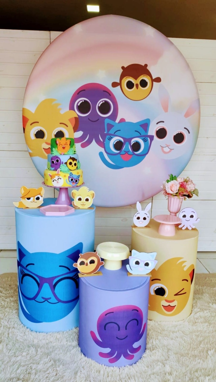 Kit Essencial Bolo Fofos Menina  - Carla Decor