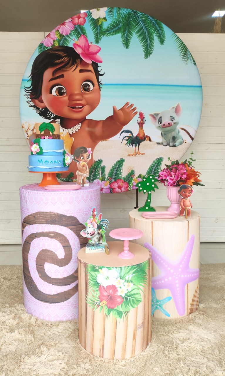 Kit Essencial Moana Baby Personalizado - Carla Decor