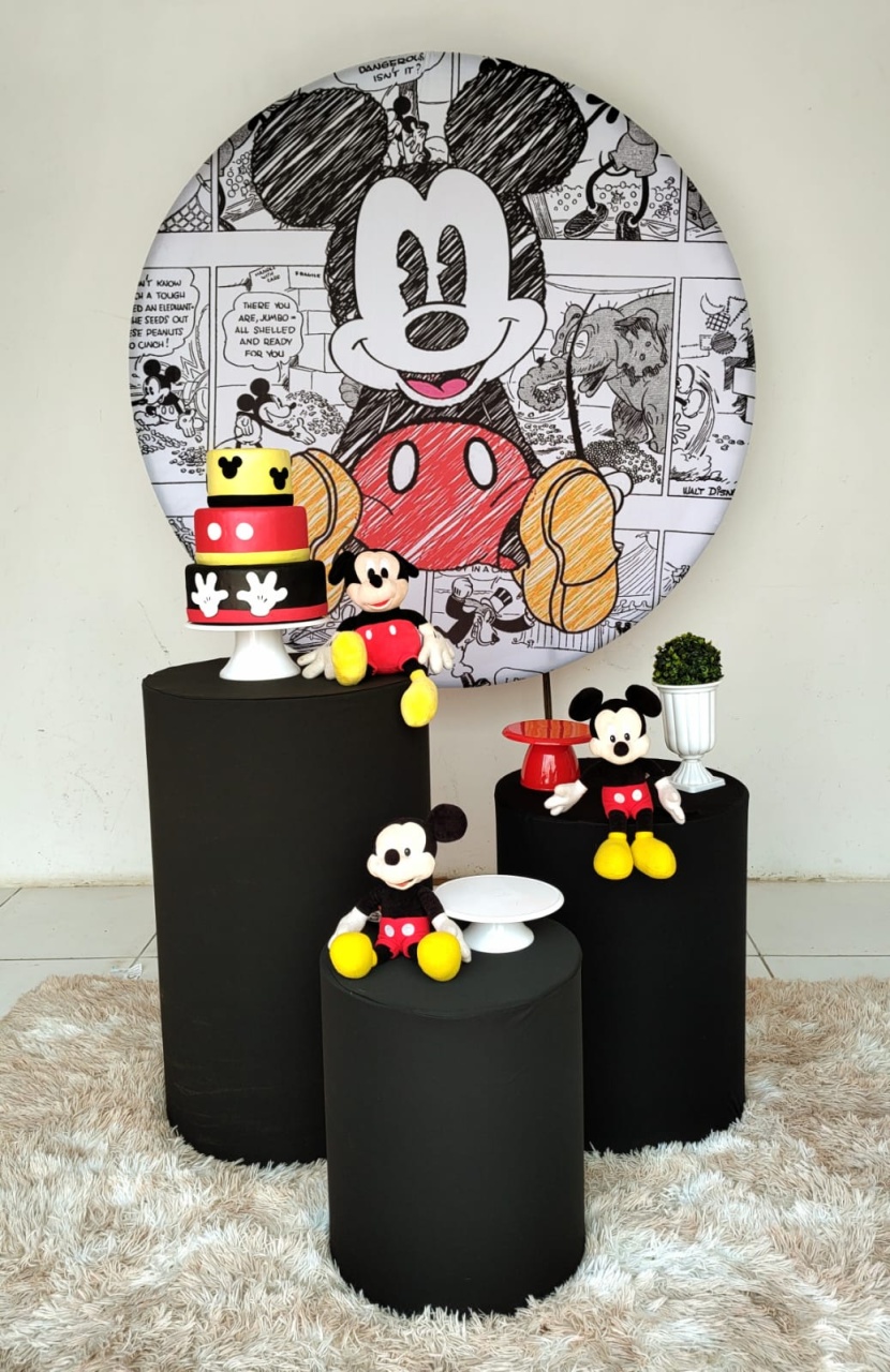 Kit Essencial Mickey Preto - Carla Decor