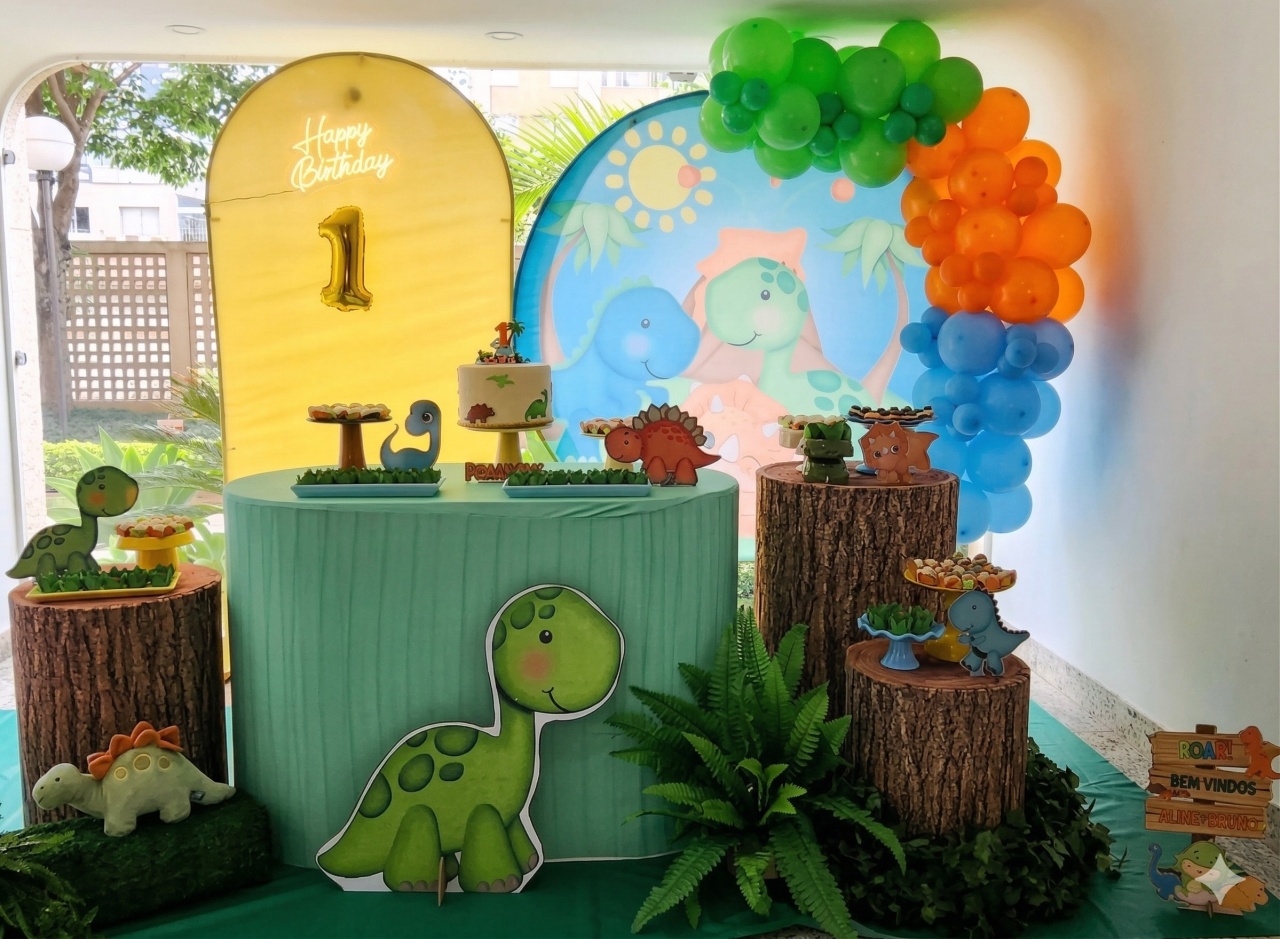 Decoração - Dino Baby2 - jlfestaemcasa