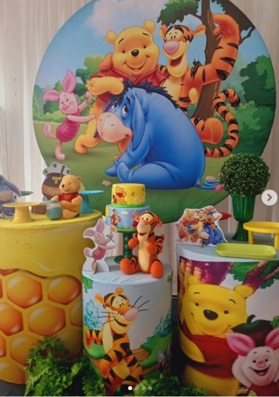 Kit Pegue E Monte - Ursinho Pooh - jlfestaemcasa