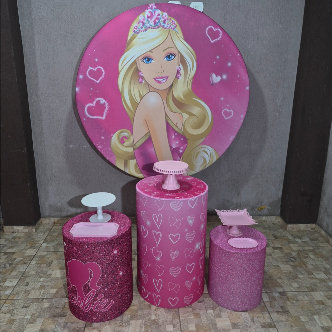 Kit Pegue E Monte Bronze - Barbie - jlfestaemcasa