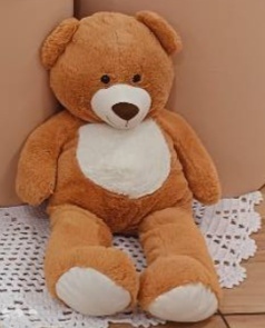 Urso Marrom - Pelúcia Gigante - jlfestaemcasa