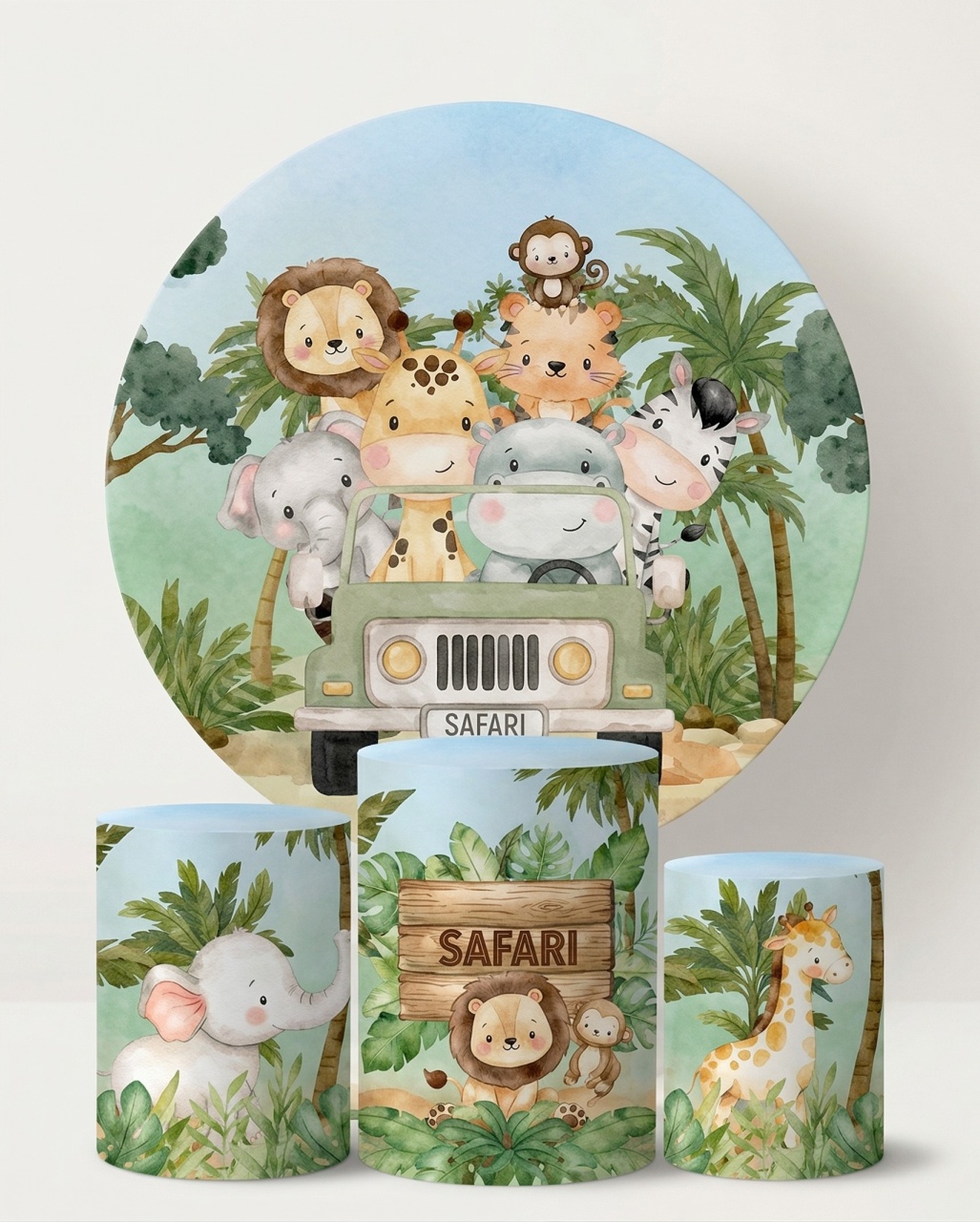 Kit Pegue E Monte - Safari - jlfestaemcasa