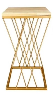 Mesa Treliça de Ferro - G - jlfestaemcasa