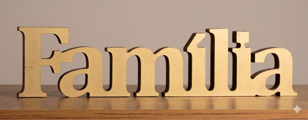 Display de Mesa - Familia - jlfestaemcasa