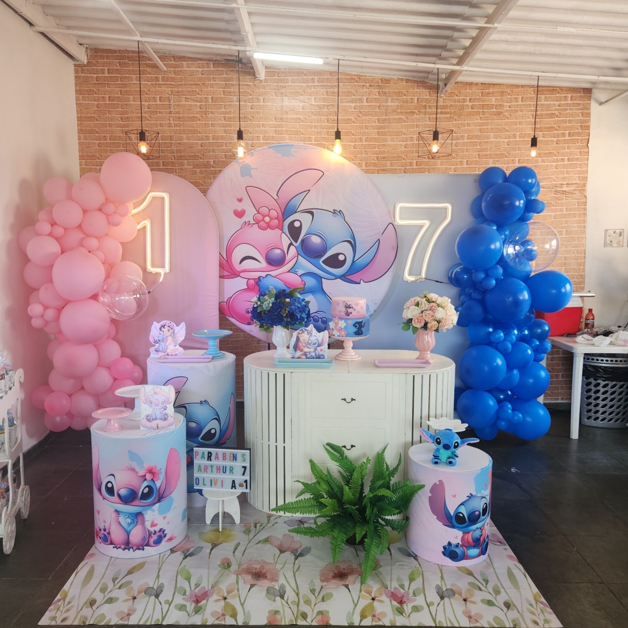 Decoração - Stitch - jlfestaemcasa