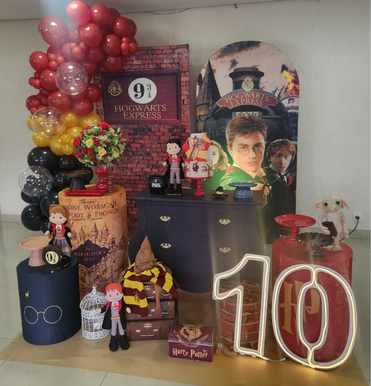 Decoração - Harry Potter - jlfestaemcasa