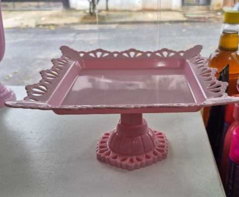 Bandeja Rosa - Plástico - jlfestaemcasa