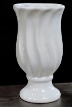 Vaso Torcido P - Branco - jlfestaemcasa
