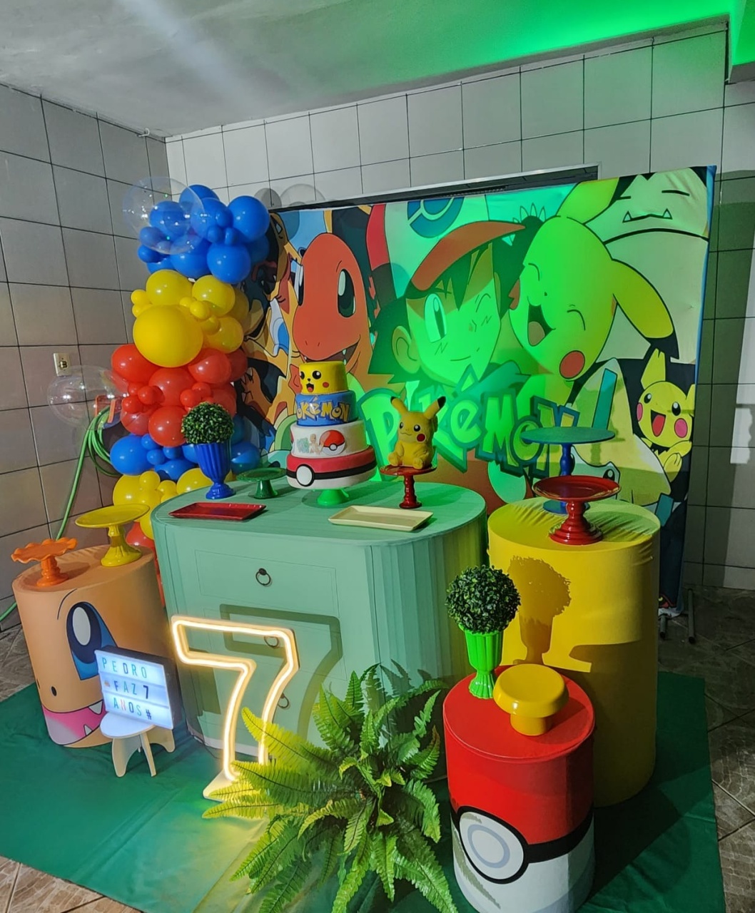 Decoração - Pockemon - jlfestaemcasa