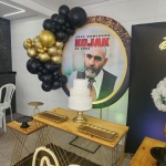 Decoração Personalizada - 60 Anos Preto de Dourada - imagem 2