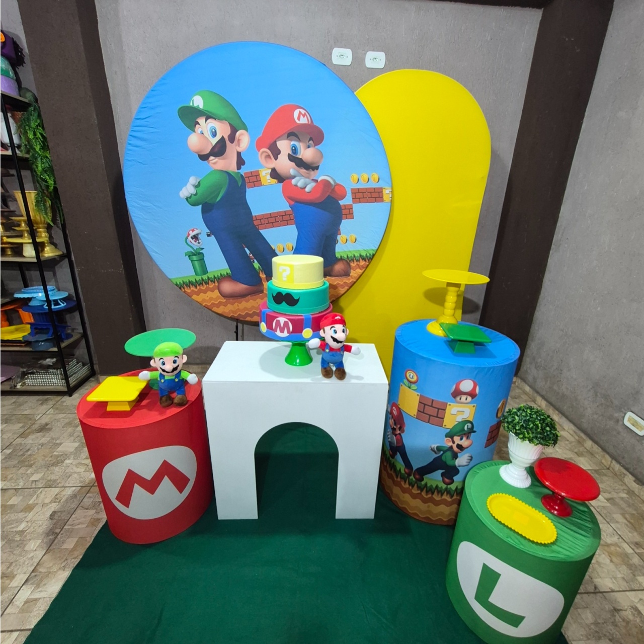 Kit Pegue E Monte Ouro - Super Mario Bross - jlfestaemcasa