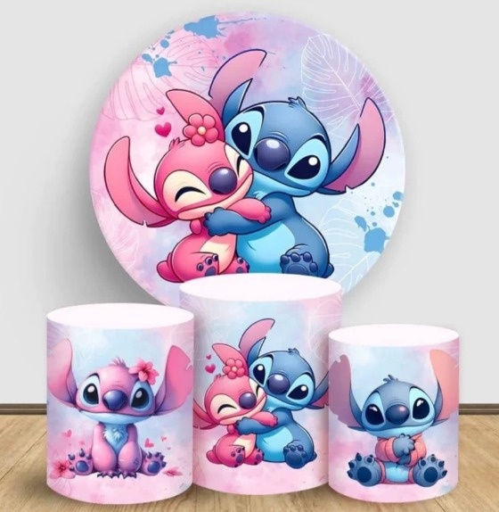 Kit Pegue E Monte - Stitch 2 - jlfestaemcasa