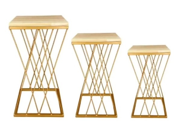 Mesa Treliça de Ferro - jlfestaemcasa